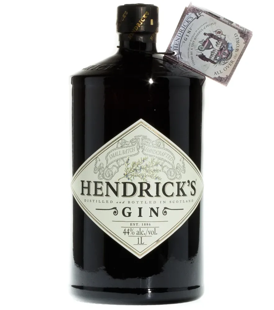 Hendrick’s Gin Small Batch Handcrafted in Scotland / 44 % vol. / 1,0 Liter-Flasche