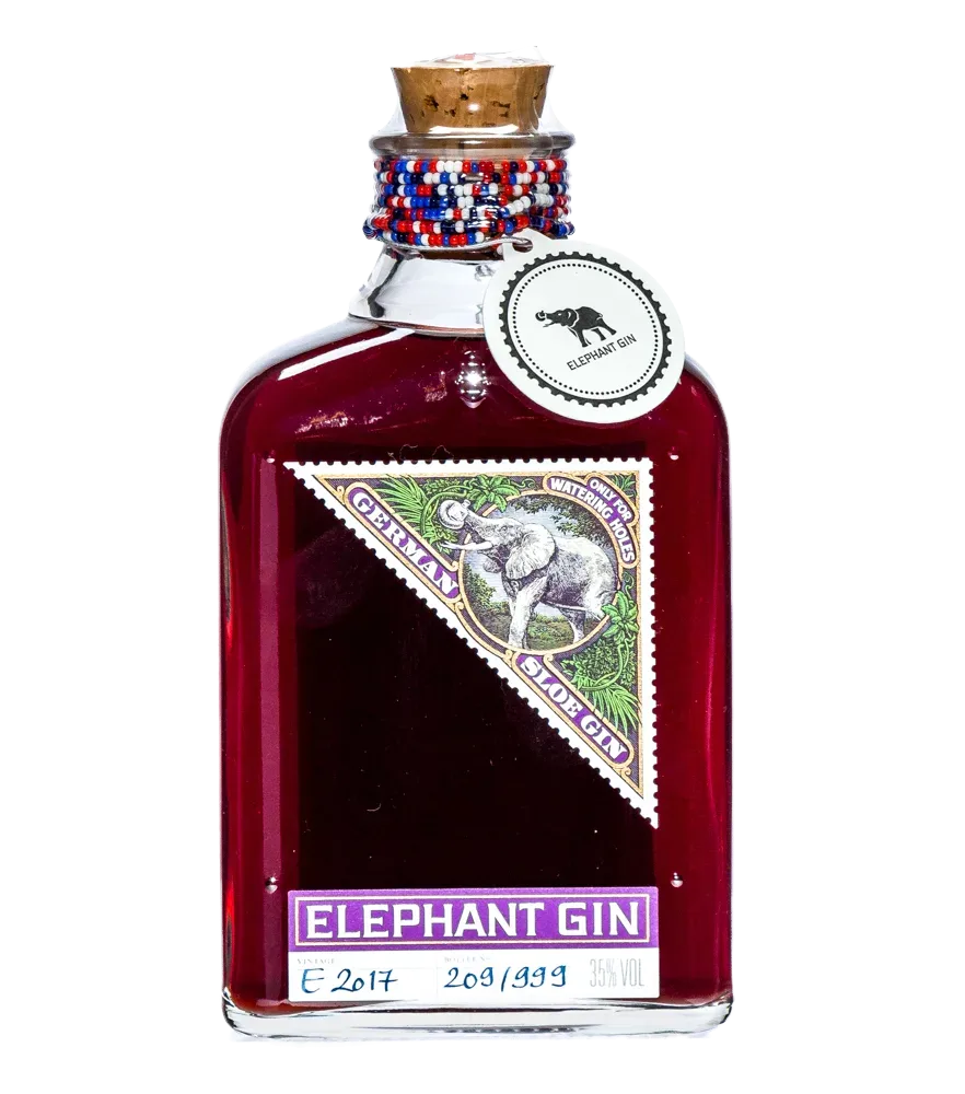 Elephant Sloe Gin / 35 % Vol. / 0,5 Liter-Flasche
