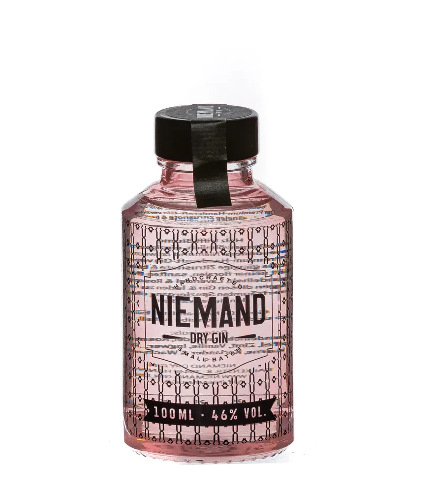 Niemand Dry Gin Small Batch Handcrafted / 46 % Vol. / 0,1 Liter-Flasche