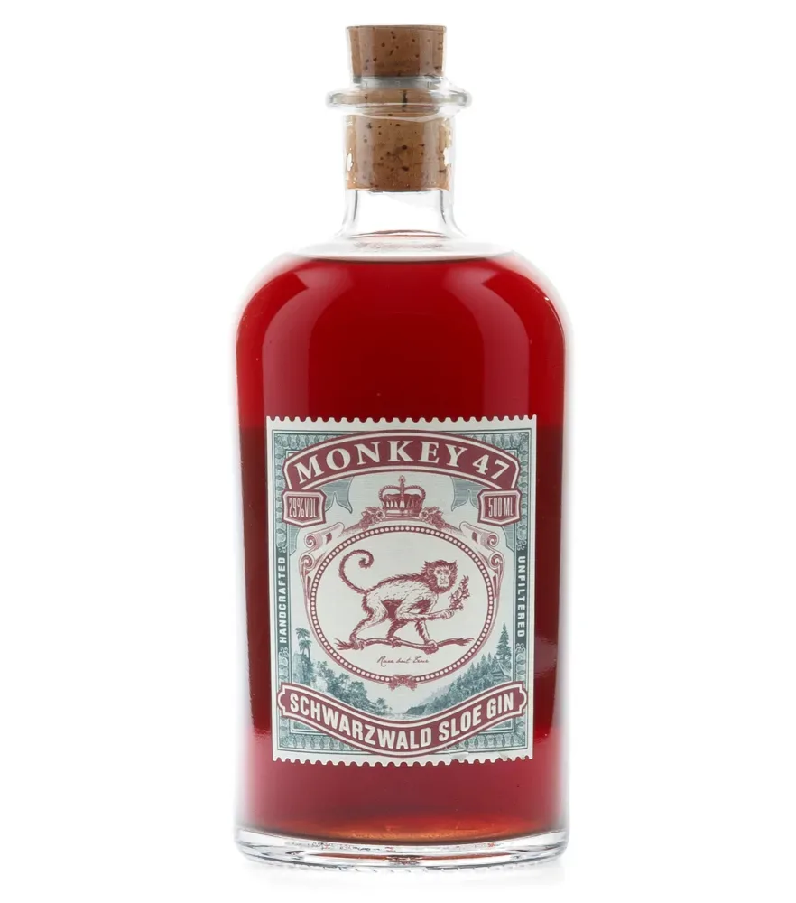 Monkey 47 Schwarzwald Sloe Gin/ 29 % vol. / 0,5 Liter-Flasche