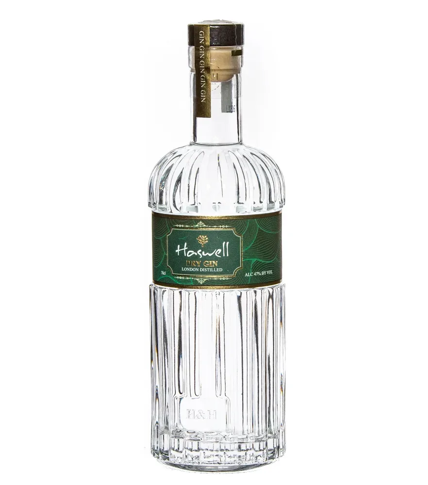 Haswell London Distilled Dry Gin / 47 % vol. / 0,7 Liter-Flasche