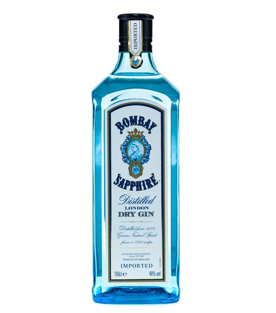 Bombay Sapphire Gin 40 Distilled London Dry Gin / 40 % Vol. / 1,0 Liter-Flasche
