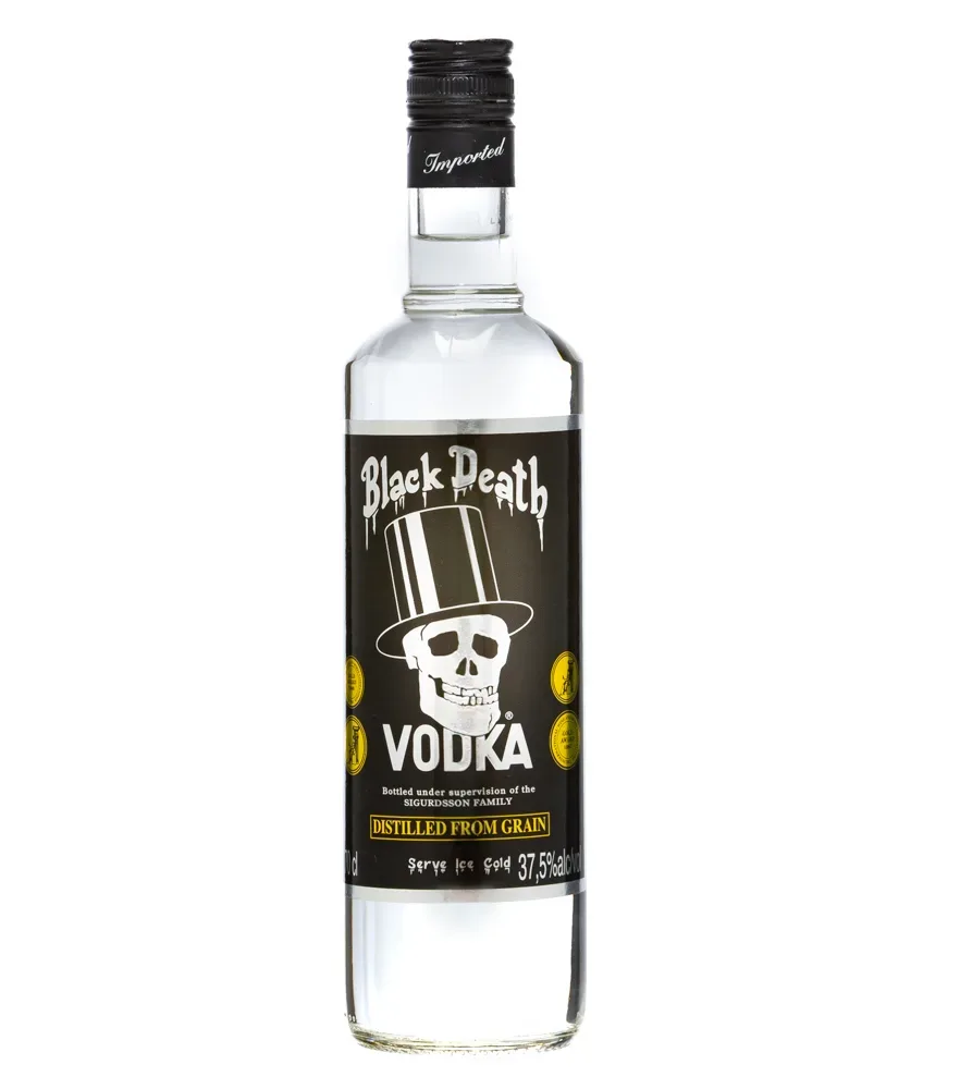 Black Death Vodka / 37,5 % Vol. / 0,7 Liter-Flasche