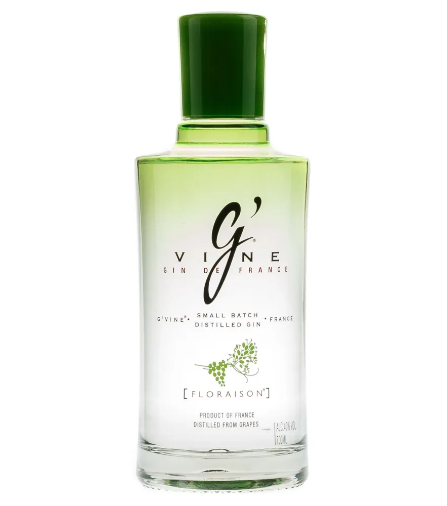 G’Vine Floraison Gin – Frischer Gin mit Blütennote aus der Weinblüte / 40 % vol. 0,7 Liter-Flasche