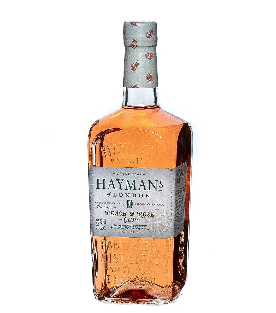 Hayman’s Peach & Rose Cup / 25 % Vol. / 0,7 Liter-Flasche