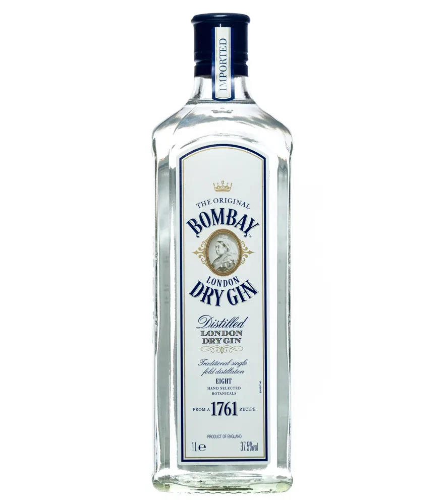 Bombay Sapphire Gin - London Dry Gin / 37,5% vol. / 1,0 Liter-Flasche