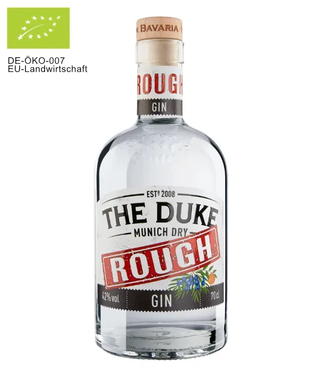 The Duke Rough Gin Bio - Munich Dry Gin / 42 % Vol. / 0,7 Liter-Flasche
