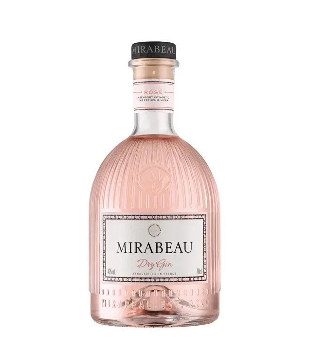 Mirabeau Dry Gin Rosé / 43 % Vol. / 0,7 Liter-Flasche