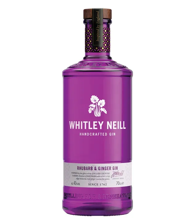 Whitley Neill Rhubarb & Ginger Gin Handcrafted / 41,3 % vol / 0,7 Liter-Flasche