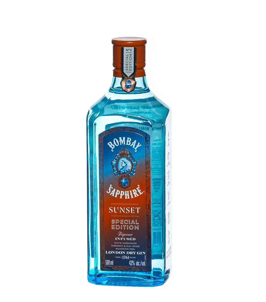 Bombay Sapphire Sunset London Dry Gin Special Edition / 43 % Vol. / 0,5 Liter-Flasche