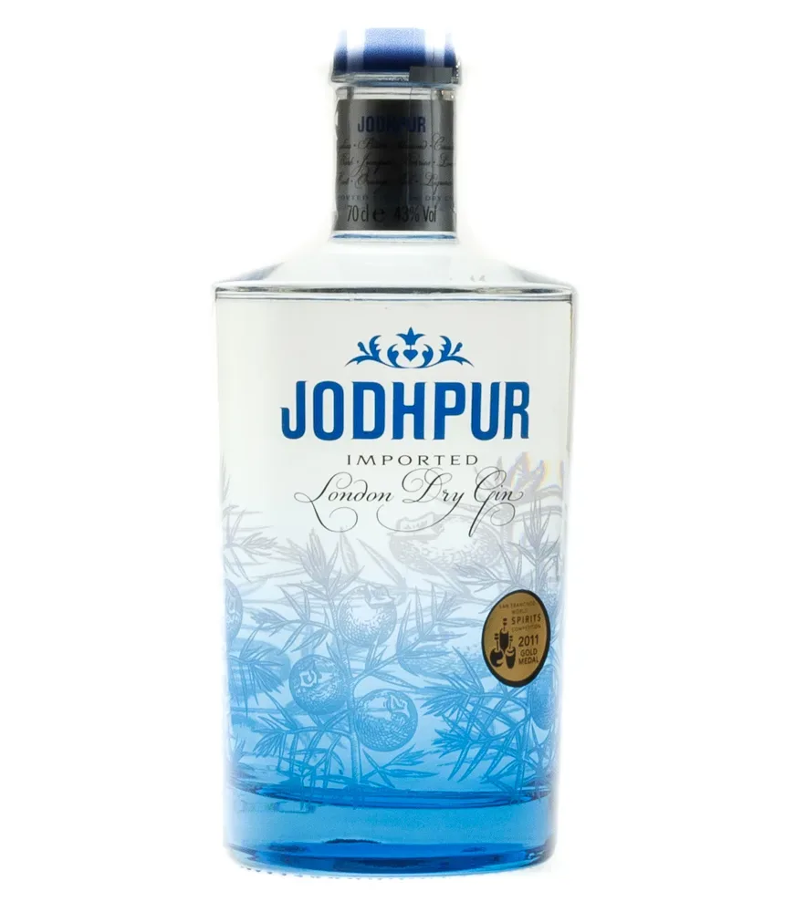 Jodhpur Imported London Dry Gin / 43 % vol. / 0,7 Liter-Flasche
