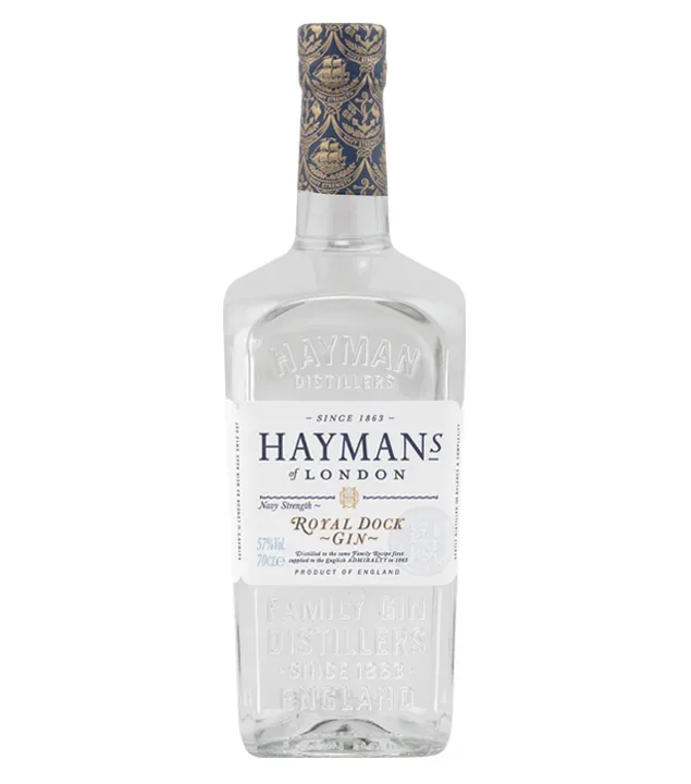 Hayman's Royal Dock Gin Navy Strength Gin aus England / 57 % vol. / 0,7 Liter-Flasche