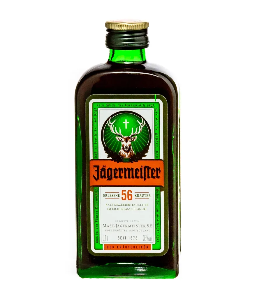 Jägermeister Kräuterlikör / 35 % Vol. / 0,1 Liter-Flasche