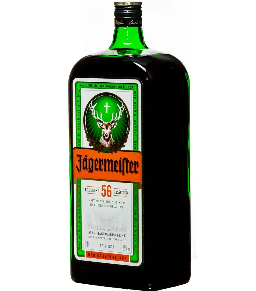 Jägermeister Kräuterlikör / 35 % Vol. / 3,0 Liter-Flasche