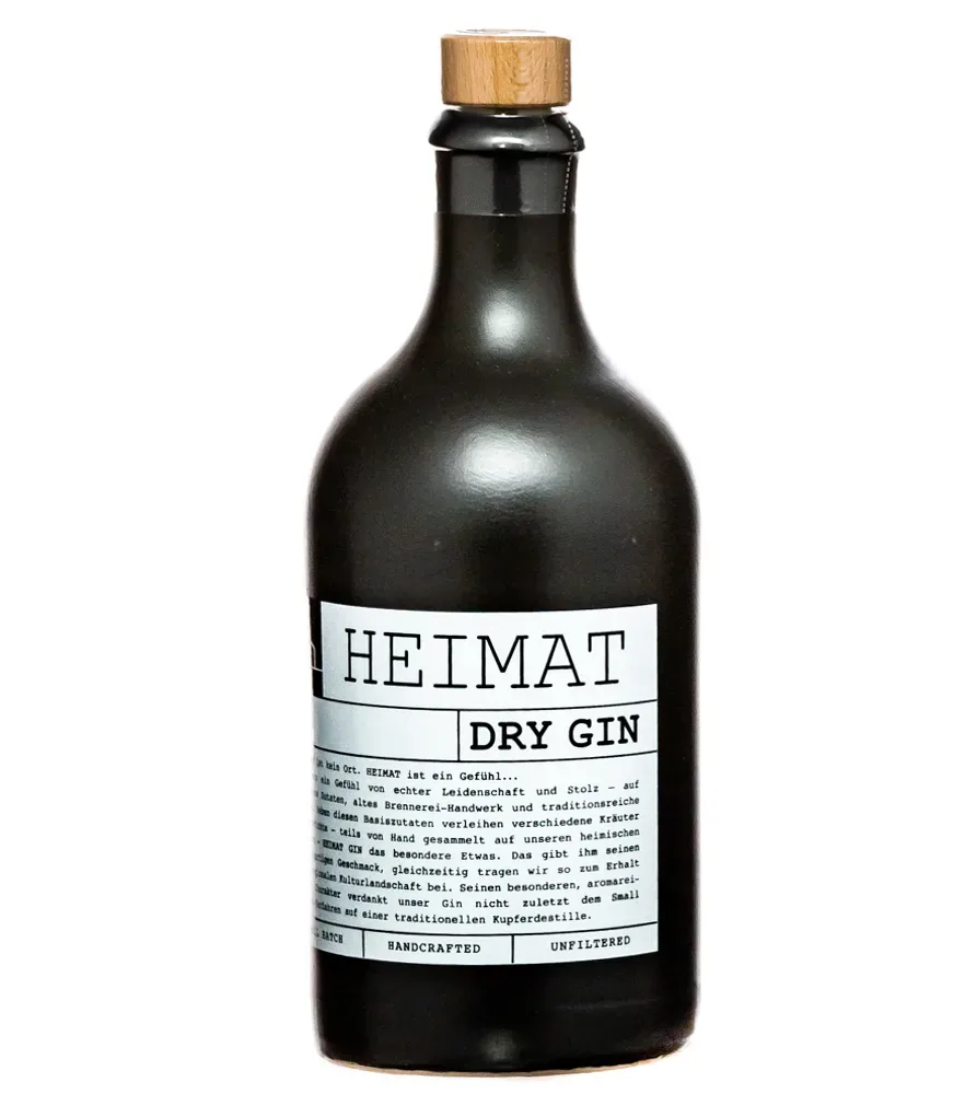 Heimat Dry Gin Small Batch / 43 % Vol. / 0,5 Liter-Flasche