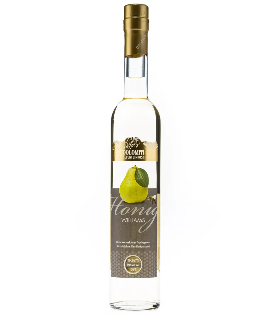 Dolomiti Honig Williams Birne Premium / 35 % Vol. / 0,5 Liter-Flasche