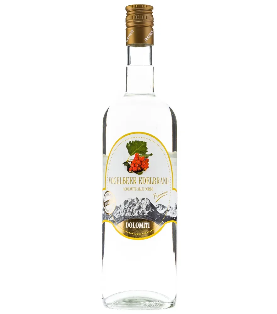 Dolomiti: Vogelbeer Edelbrand / 40 % Vol. / 1,0 Liter