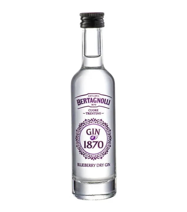 Bertagnolli Gin 1870 Blueberry Dry Gin Mini / 40 % vol / 0,05 Liter-Flasche