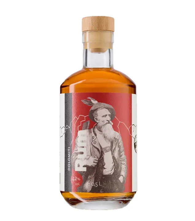Dolomiti Alpenfeinkost: Dolomitenmann Rum / 42 % Vol. / 0,5 Liter-Flasche