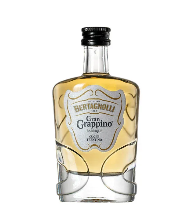 Bertagnolli Gran Grappino Barrique Grappa Mini / 42 % vol  / 0,05 Liter-Flasche