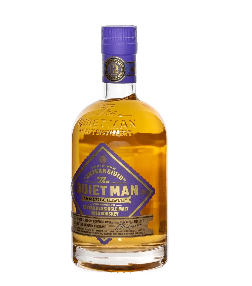 The Quiet Man An Culchiste 12 Year Old Single Malt Irish Whiskey / 46 % Vol. / 0,7 Liter-Flasche in Geschenkdose