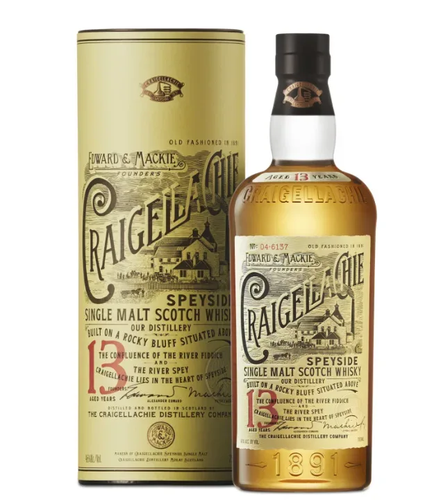 Craigellachie 13 Jahre Single Malt Scotch Whisky / 46 % vol / 0,7 Liter-Flasche