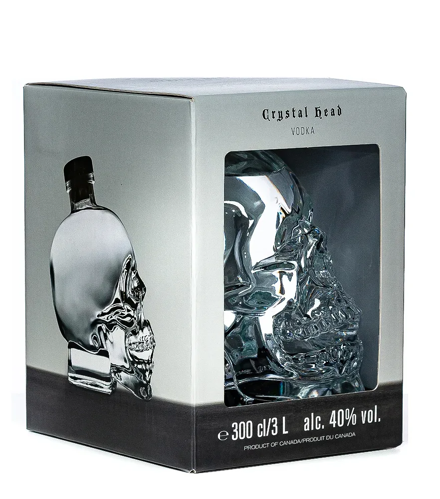 Crystal Head Vodka / 40 % Vol. / 3,0 Liter in Totenkopf-Flasche