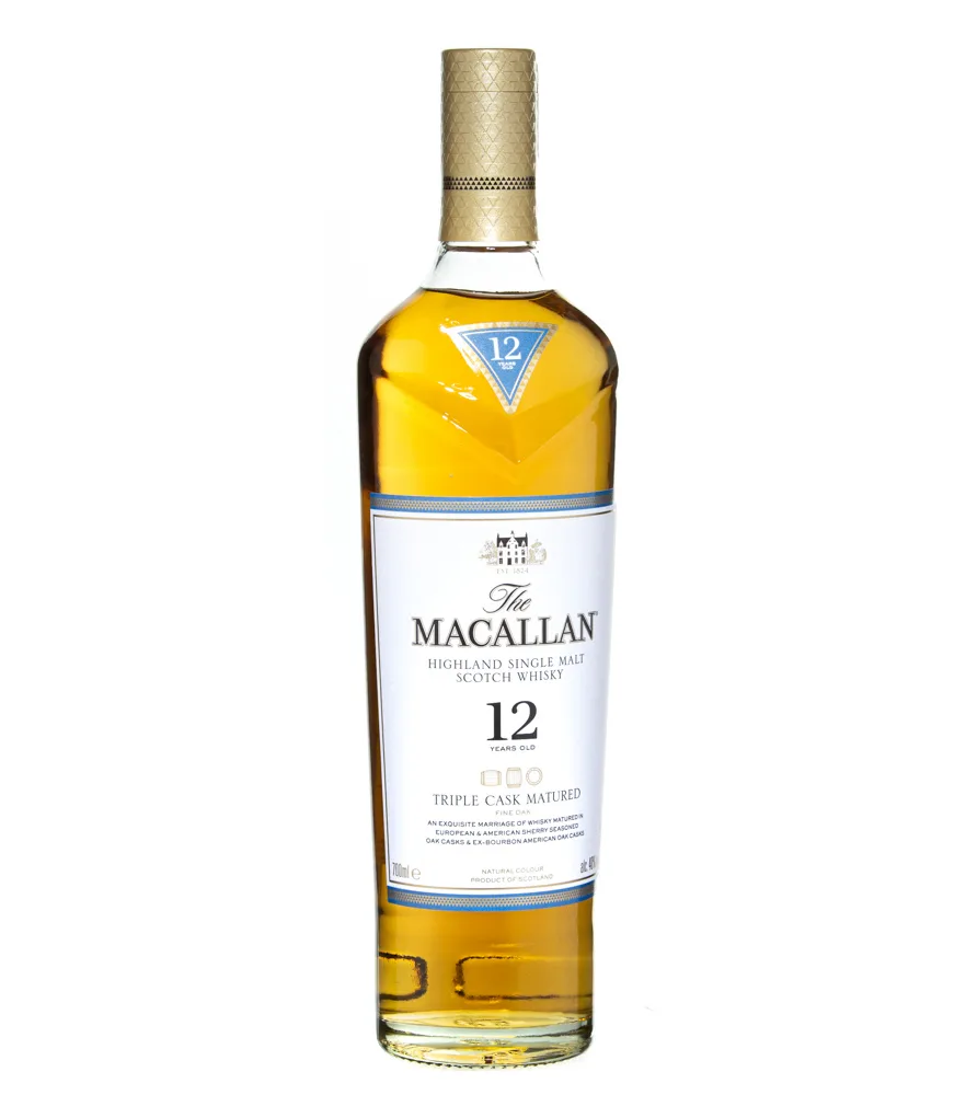 Macallan 12 Jahre Triple Cask Highland Single Malt Scotch Whisky / 40% Vol. / 0,7L in Geschenkkarton
