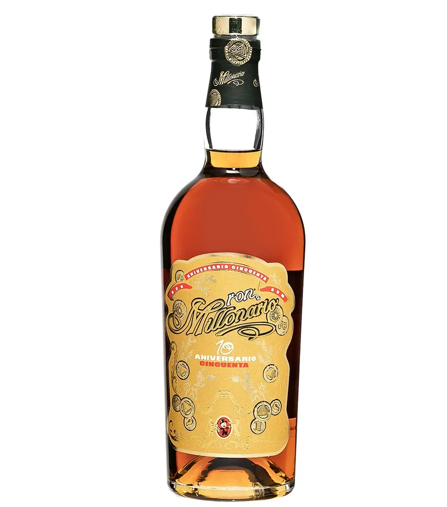 Ron Millonario 10 Aniversario Cincuenta Rum / 50 % vol / 0,7 Liter-Flasche