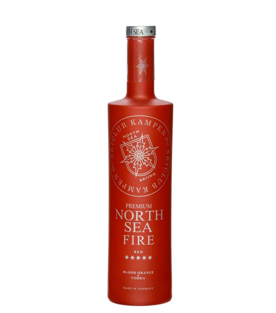 Skiclub Kampen: Premium North Sea Fire Blood Orange & Vodka / 15 % Vol. / 0,7 Liter-Flasche