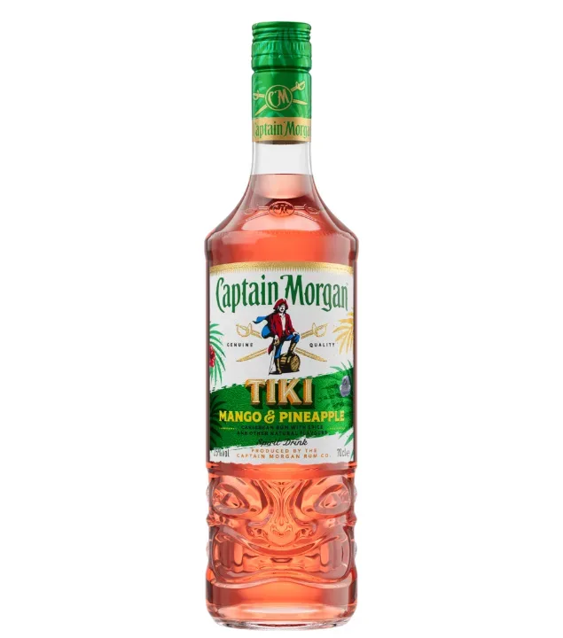 Captain Morgan Tiki Mango & Pineapple Spirit Drink (Rum-Basis) / 25 % Vol. / 0,7 Liter-Flasche