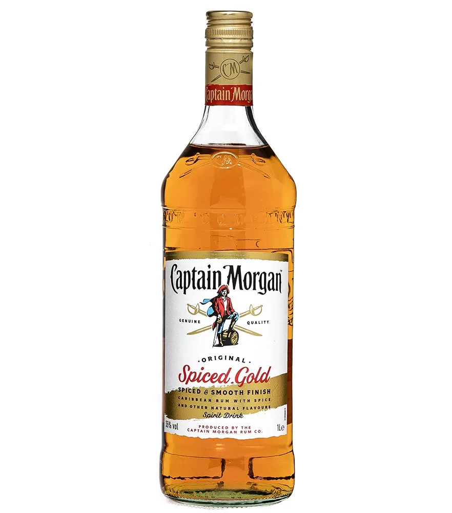 Captain Morgan Original Spiced Gold / 35 % Vol. / 1,0 Liter-Flasche