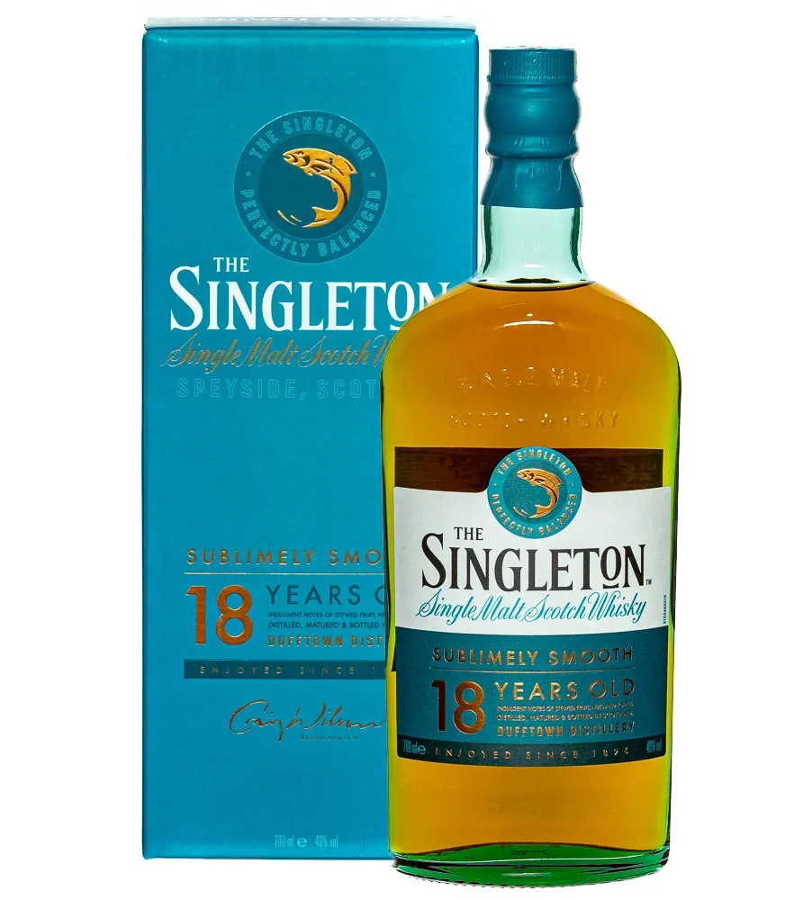 The Singleton of Dufftown 18 Years Single Malt Scotch Whisky / 40 % Vol. / 0,7 Liter-Flasche