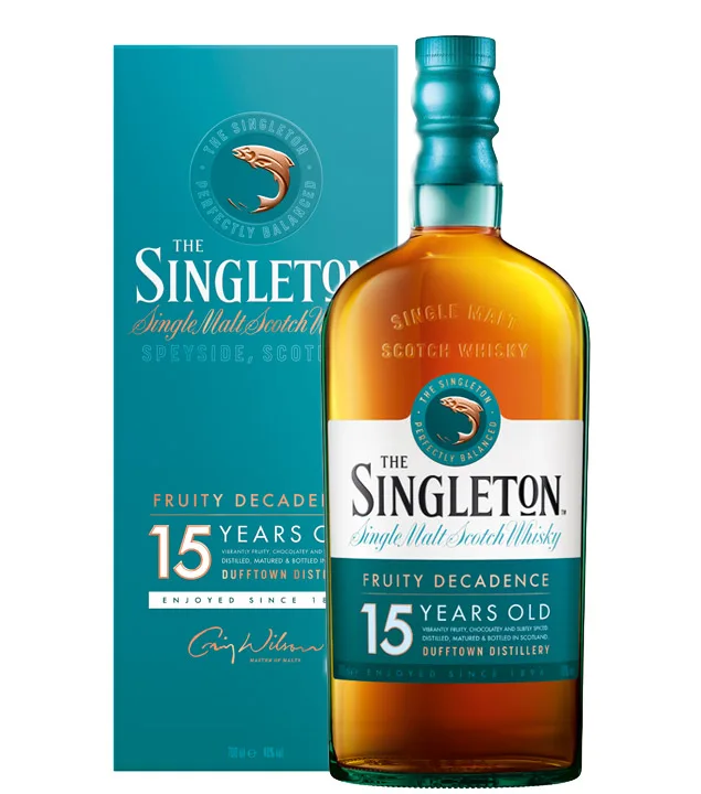 The Singleton of Dufftown 15 Years Single Malt Scotch Whisky / 40 % Vol. / 0,7 Liter-Flasche