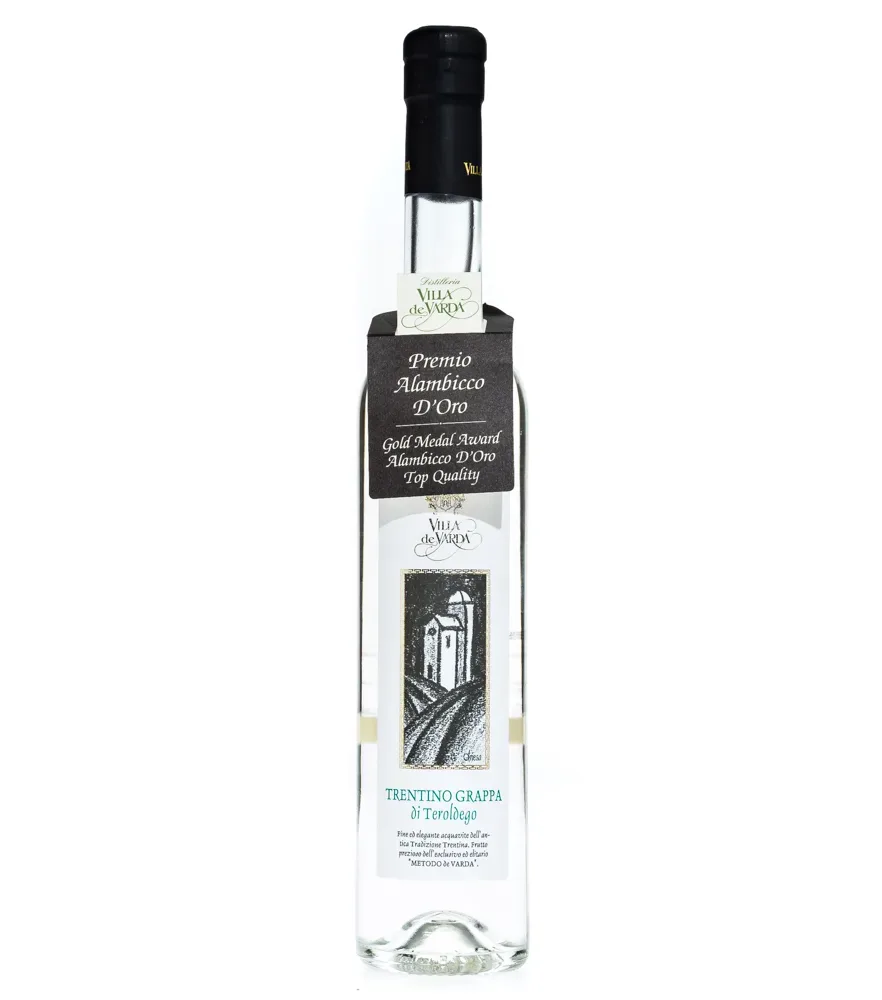 Villa de Varda Grappa Teroldego Mezzolitro / 40% Vol. / 0,5 Liter-Flasche