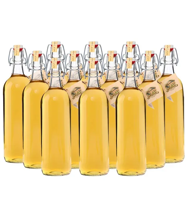 12 x Prinz: Alte Marille im Holzfass gereift / 41 % vol / 12 x 1,0 Liter-Flasche