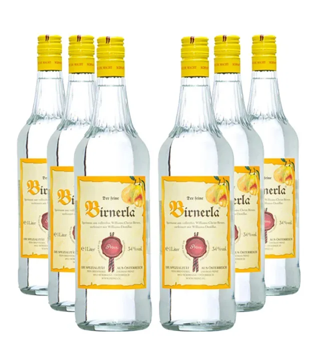 Prinz: Birnerla / 34% vol / 6 x 1,0 Liter-Flasche