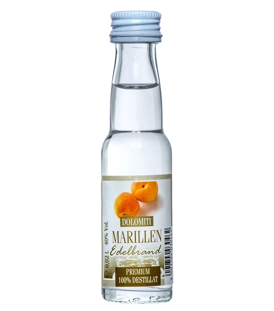 Dolomiti: Marillen Edelbrand / 40% Vol. / 0,02 Liter - Flasche