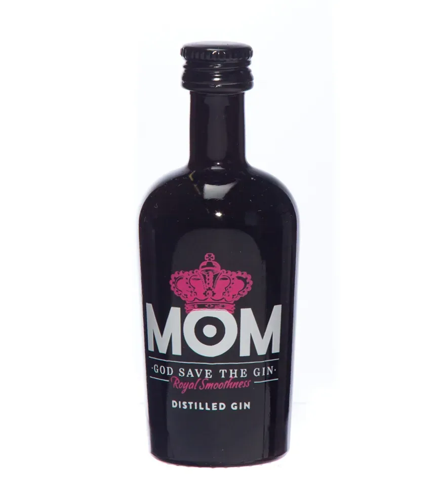 Gin Mom Miniatur - God save the Gin / 39,5 % Vol. / 0,05 Liter-Flasche