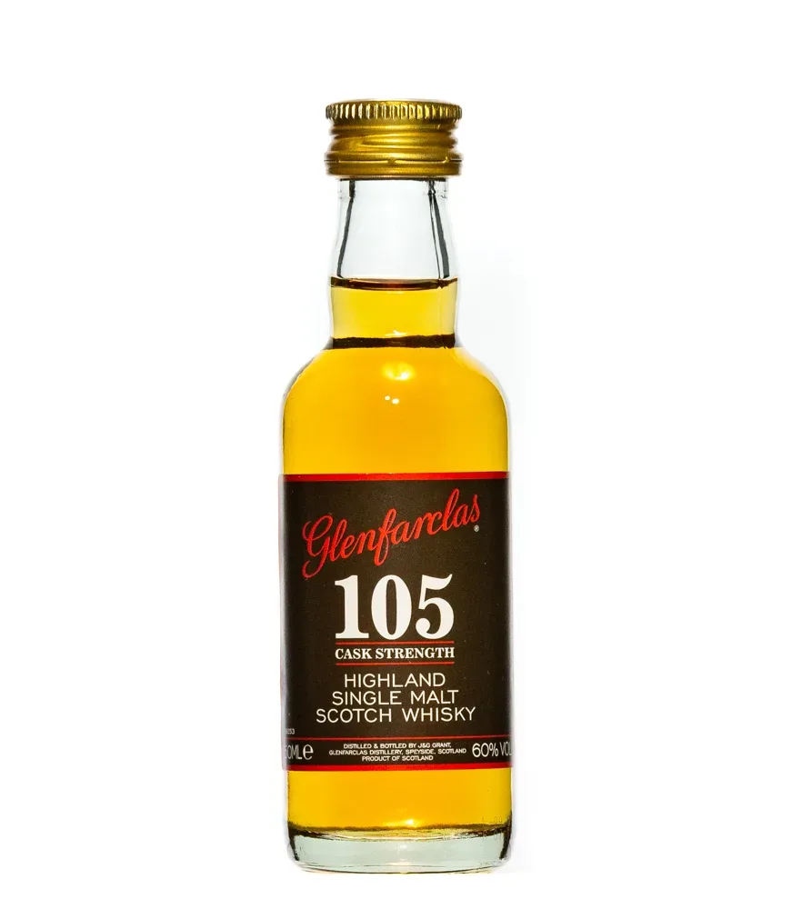 Glenfarclas 105 Cask Strength Whisky / 60 % Vol. / 0,05 Liter-Flasche