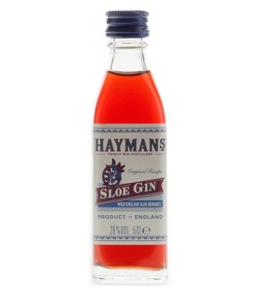 Hayman’s Sloe Gin Miniatur / 26 % vol. / 0,05 Liter-Flasche