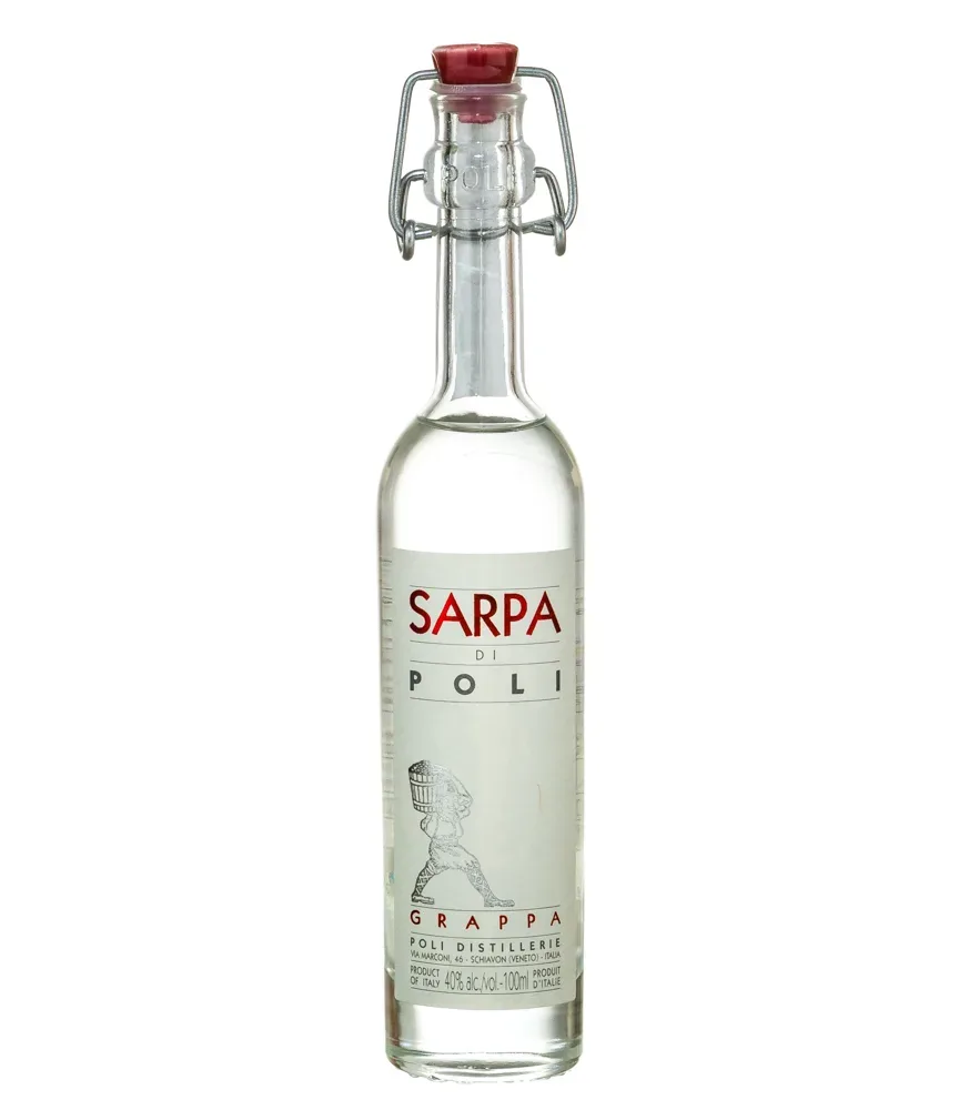 Poli Grappa Sarpa di Poli Baby / 40 % Vol. / 0,1 Liter-Flasche in Geschenkdose