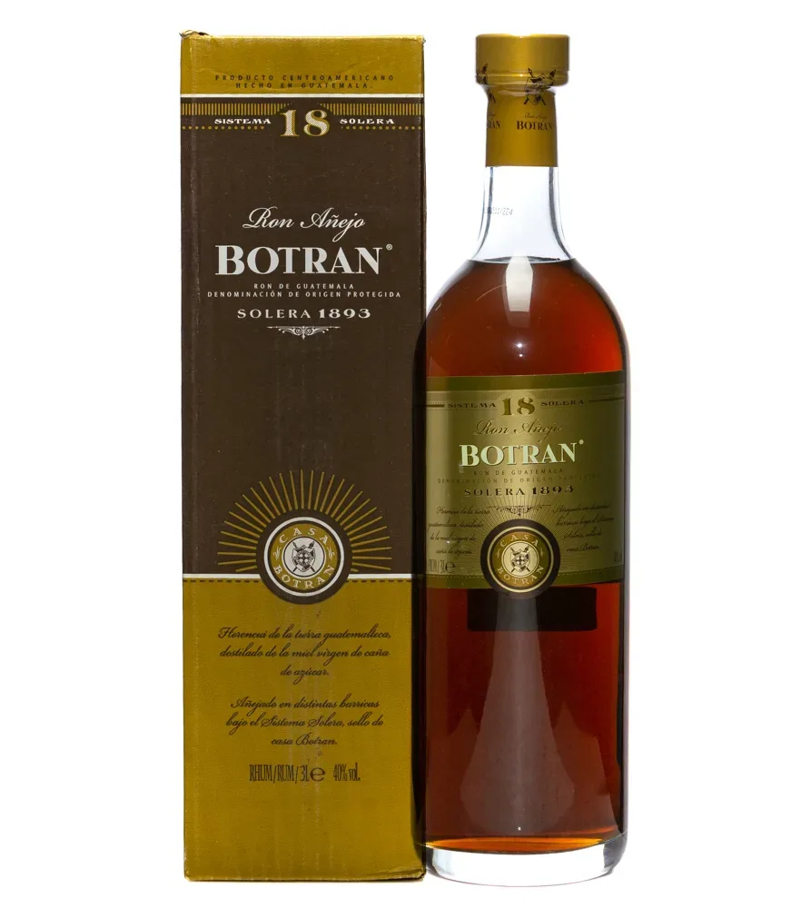 Ron Botran 18 Jahre Solera 1893 Rum Doppelmagnum / 40 % Vol. / 3,0 Liter-Flasche