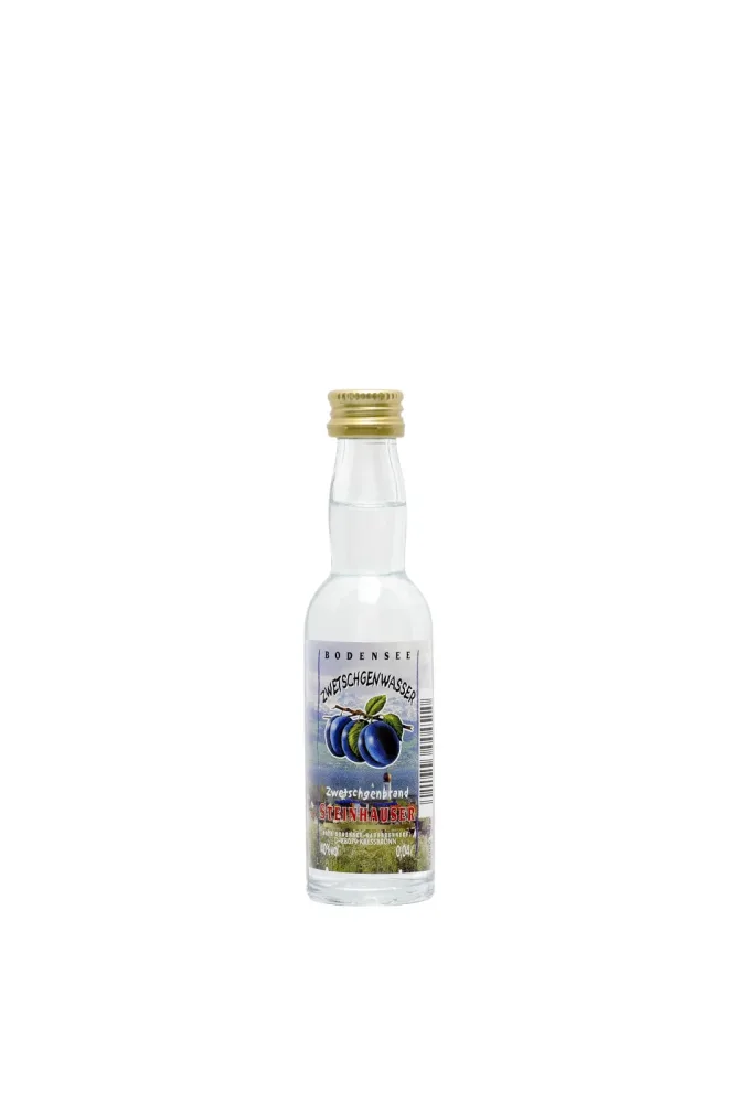 Steinhauser: Bodensee Zwetschgenwasser / 40% Vol. / 0,04 Liter-Flasche