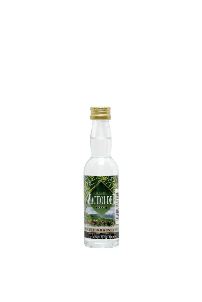 Steinhauser: Edel-Wacholder / 38% Vol. / 0,04 Liter-Flasche