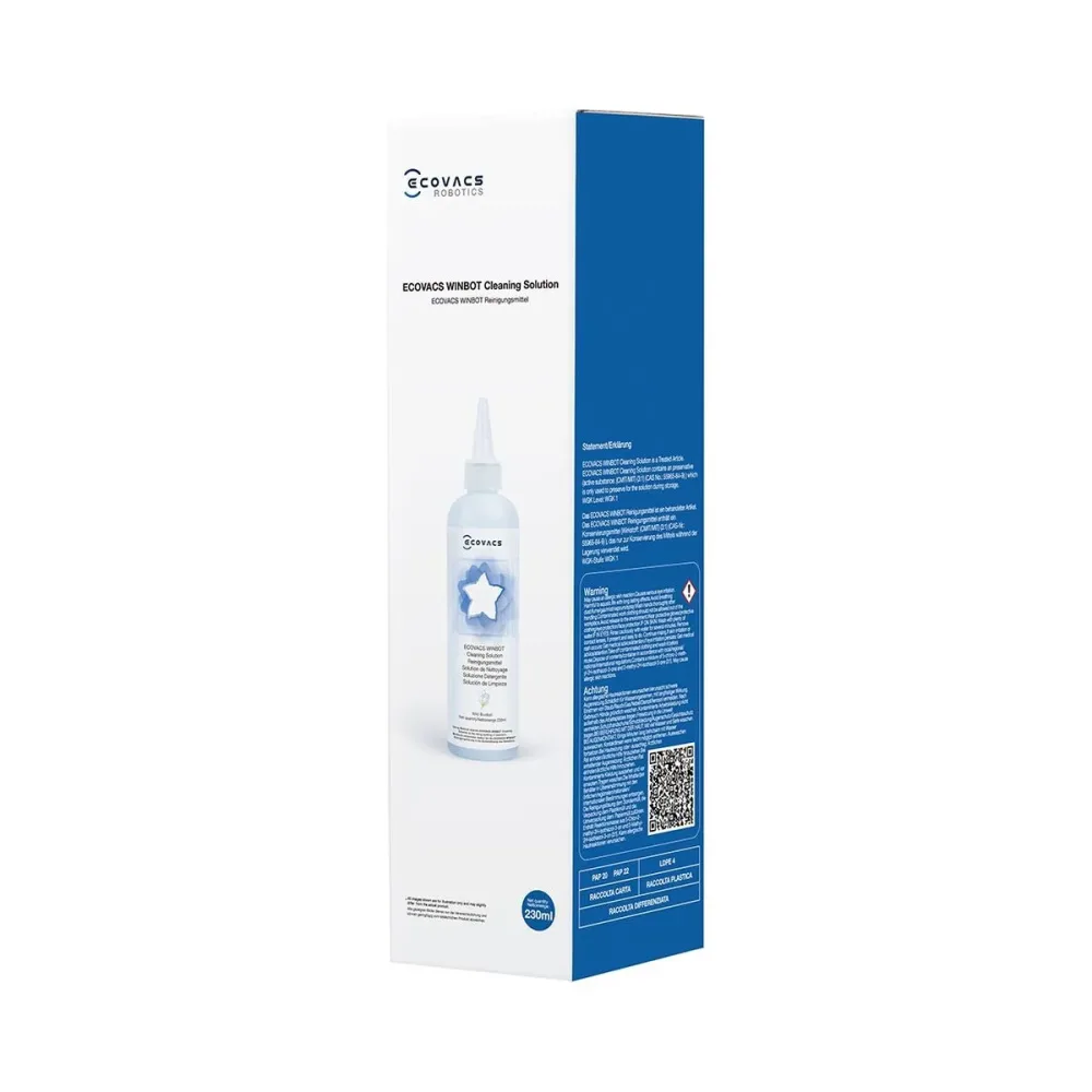ECOVACS - WINBOT Reinigungslösung 230 ml, One Size
