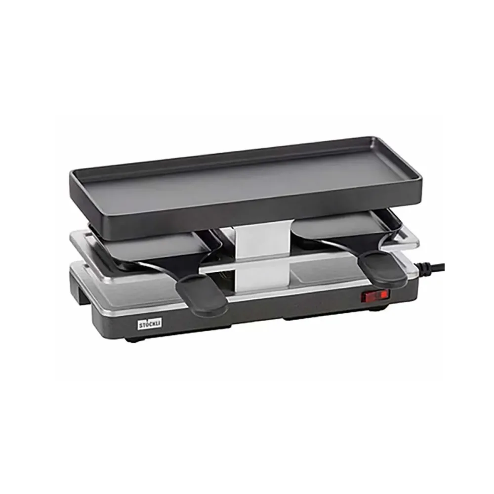Stöckli Twinboard Anthrazit Raclettegrill – Raclette Ofen/Raclette Grill