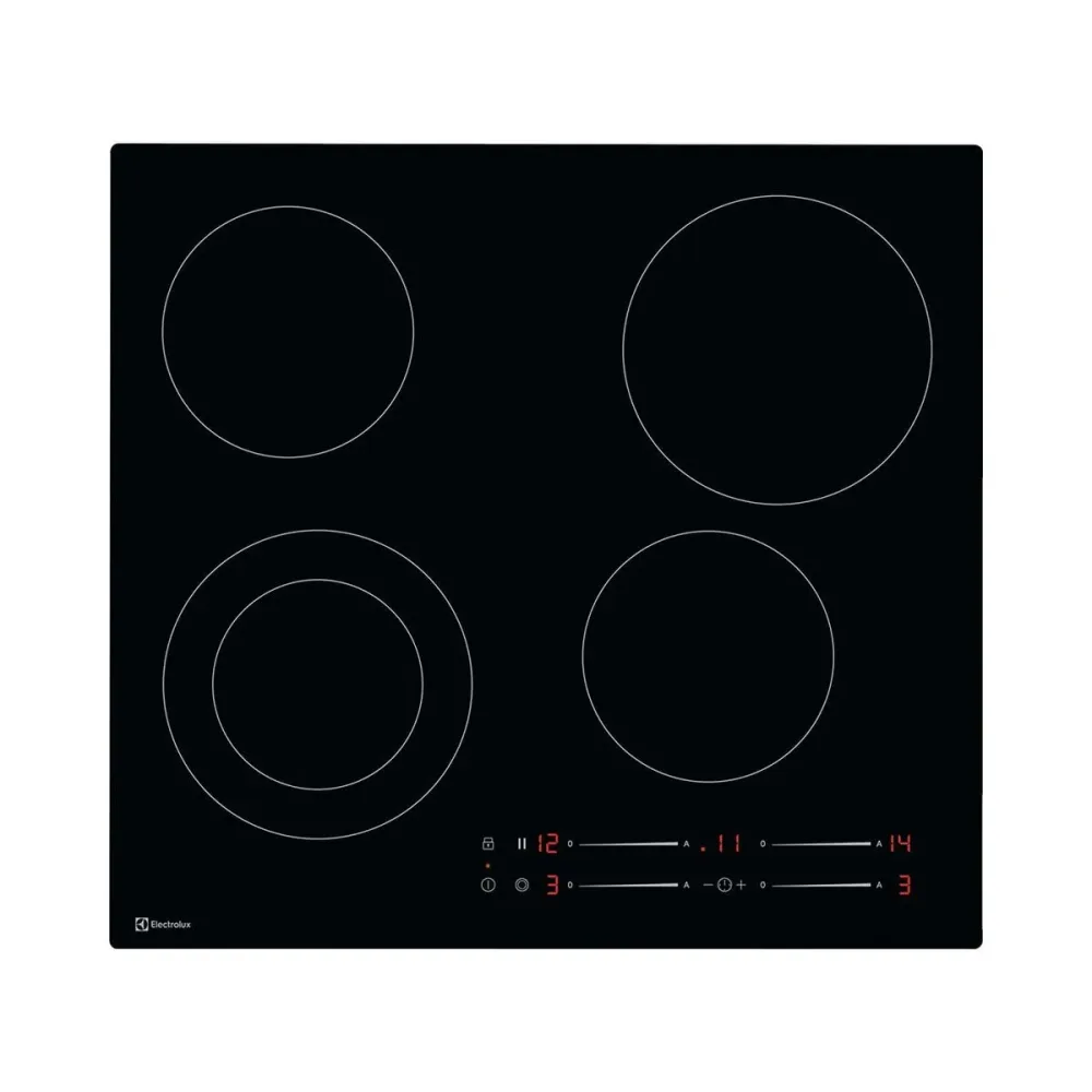 Electrolux GK56TSO Glaskeramik Kochfeld mit Touch-Display