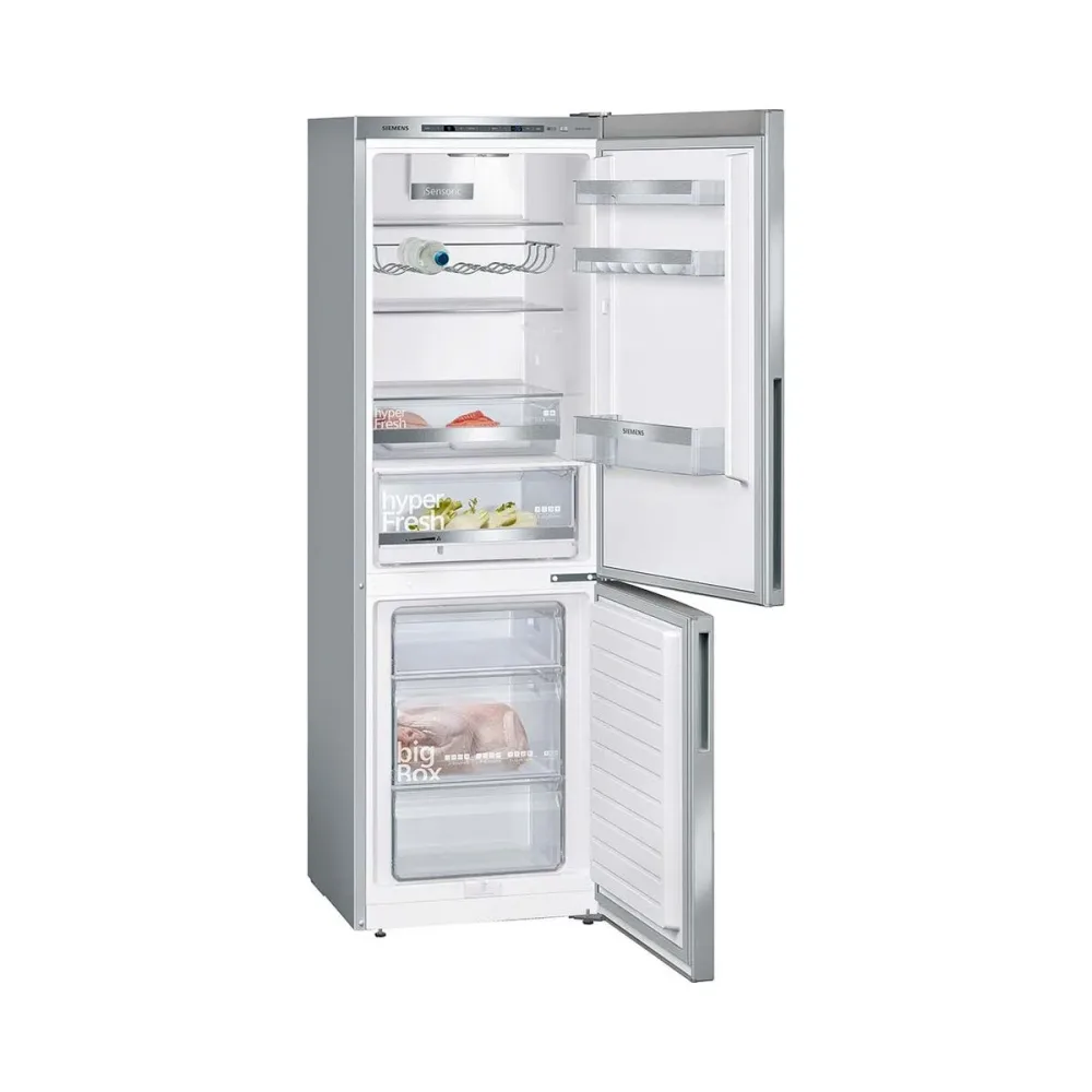 Siemens KG36EAICA Kühl-Gefrierkombination – Kühlschrank mit Gefrierfach freistehend – inox