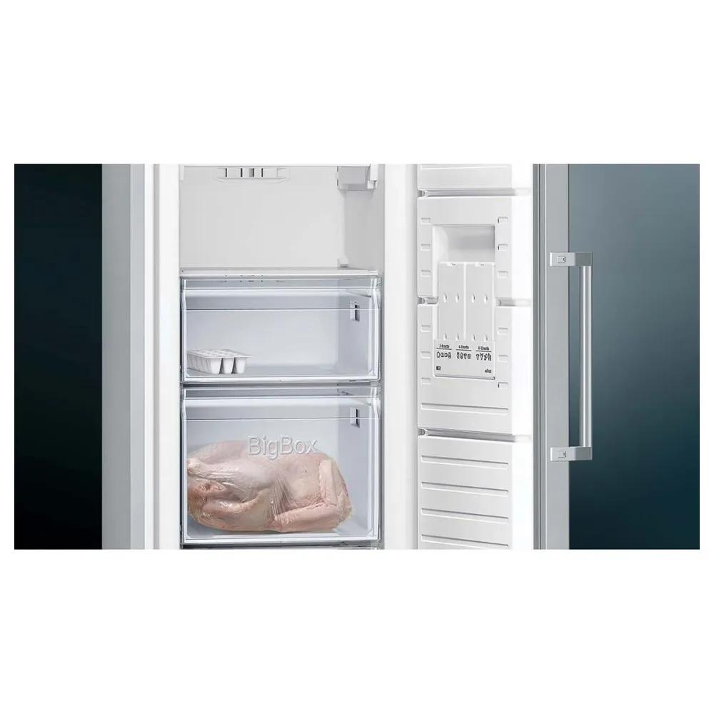 Siemens GS36NVIEP Tiefkühlschrank – Gefrierschrank/Tiefkühler freistehend – edelstahl
